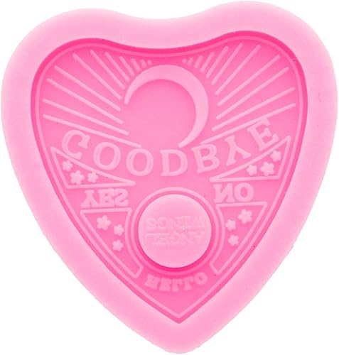 Moldes de silicona con forma de corazón súper brillante, carrete de insignia, molde de silicona hecho a mano, moldes de resina epoxi artesanal, disponible en Yaxa Guatemala