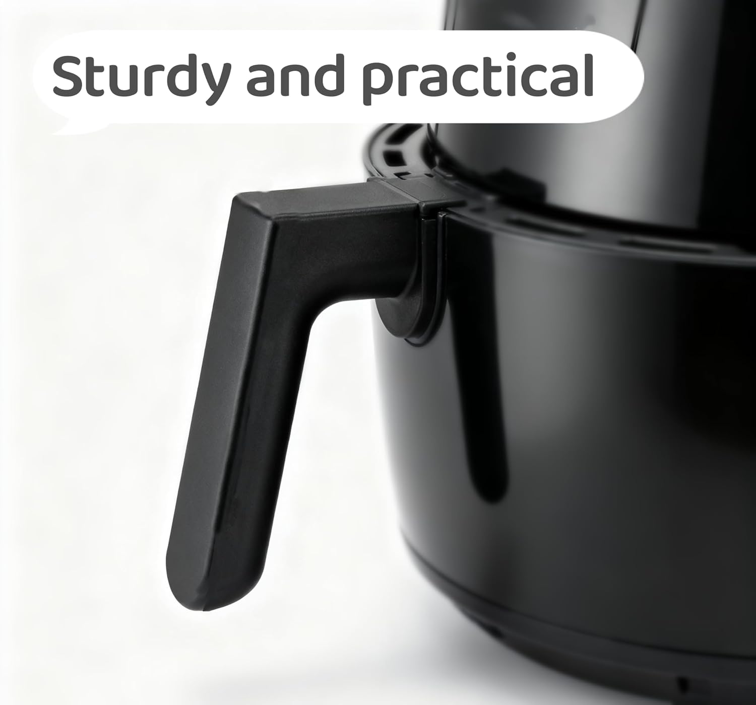 Replacement Handle Compatible with Cosori Dual Blaze Air Fryers, Easy to Install Accessory Part, Ergonomic Design