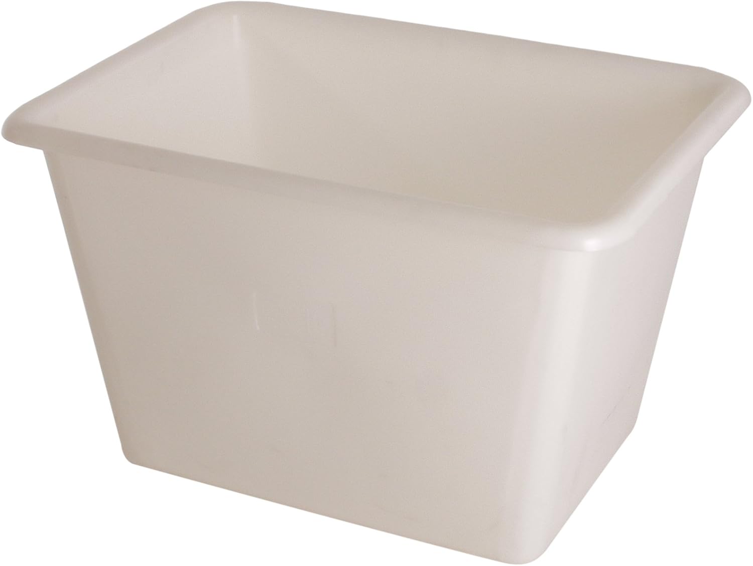Ind. Food Service LUGNBT4 Tub for Bulk Mover Carts, 30 gal Capacity, 32 3/4" Length x 21 1/4" Width x 15 3/4" Height, Off-White