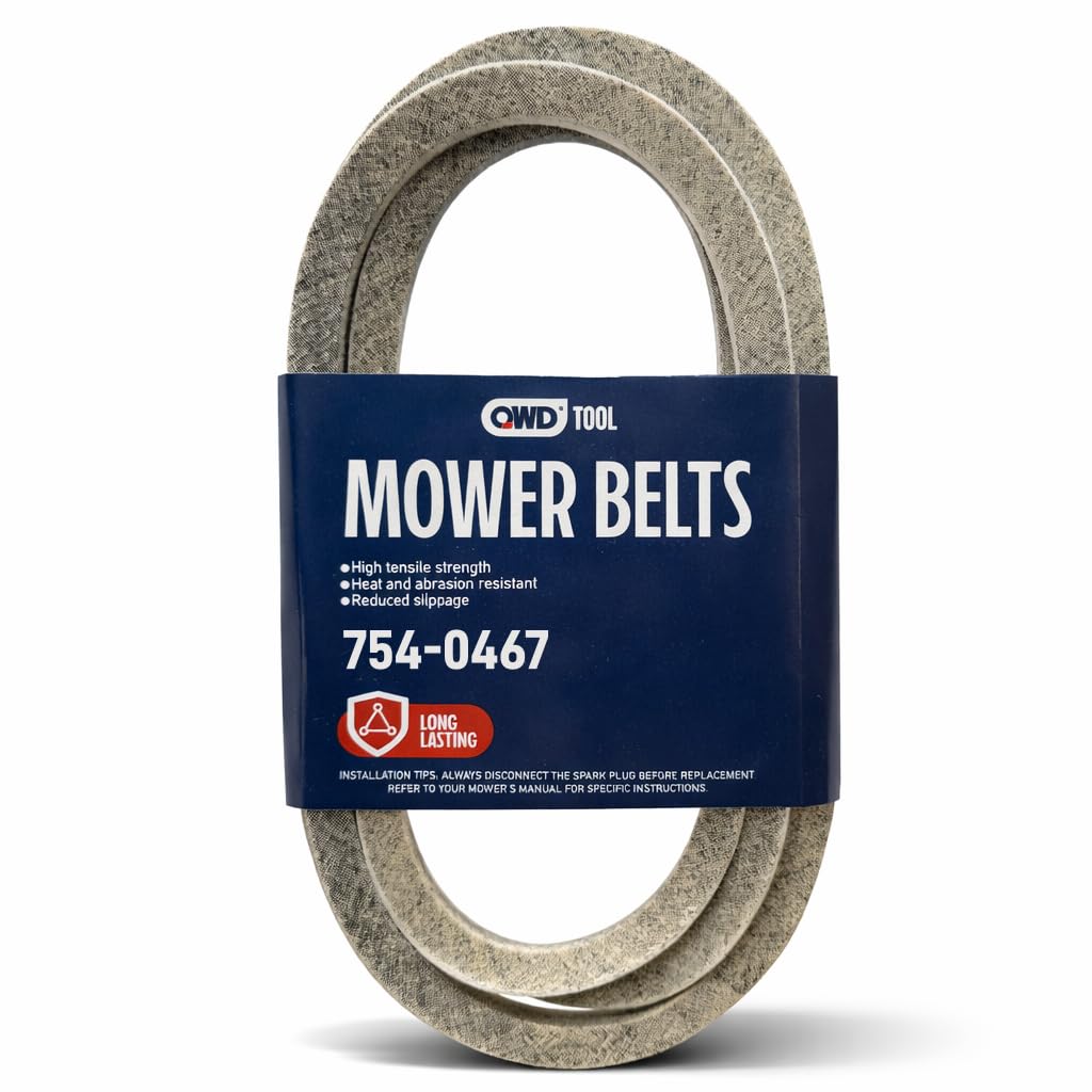 QWD 754-0467 Lower Drive Belt 90.80" x 0.66" for MTD/Cub Cadet/Troy-Bilt/Toro, Replaces 954-0467A 754-0467 754-0467A 112-0301 CMXGZAM501035, Fits Bronco/TB42 & Toro LX Series, Neoprene Aramid Cord