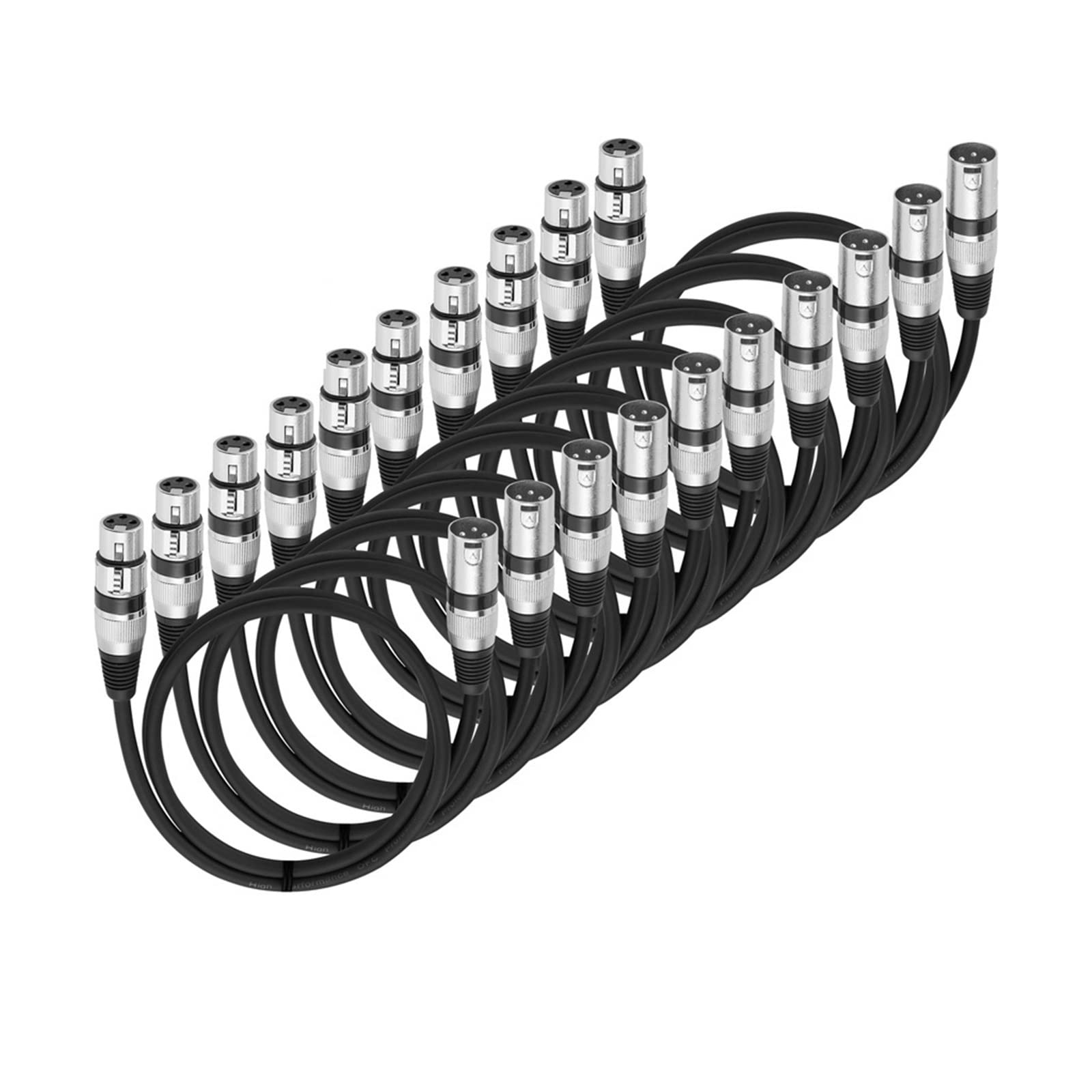 Cavo XLR da maschio a femmina M/F schermato OFC cavo audio for microfono Mixer Stage Light Amplifier 1m 1.8m 3m 5m 10m(Model 2,5m)