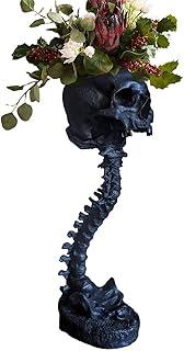 Skull Planter & Spine Stand Sets- Spine Stand Skull Head Flo