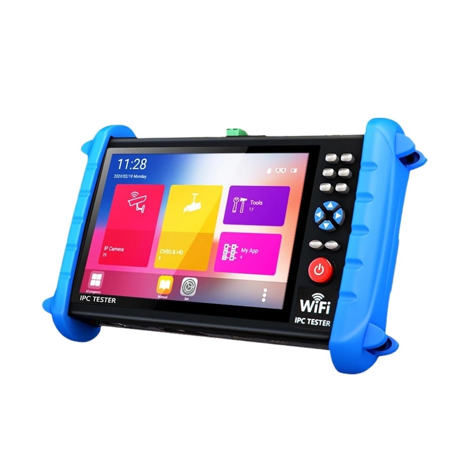 Tester CCTV IPC con touch screen 8MP AHD CVI TVI Ingresso e uscita HDMI Tester for cavi di rete for monitor telecamera PTZ Facile da leggere