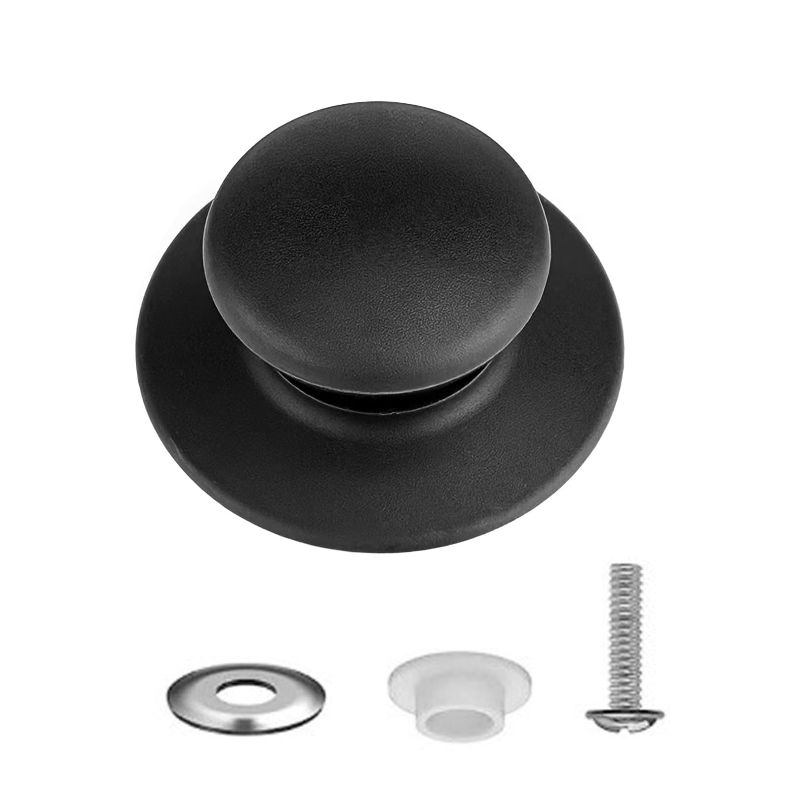Msioytog 1 Pack Of 4 Sturdy Materials Pan Lid Knobs Easy Installion Designs Replacements For Various Pots Covers Use Kitchen Cookware Accessories