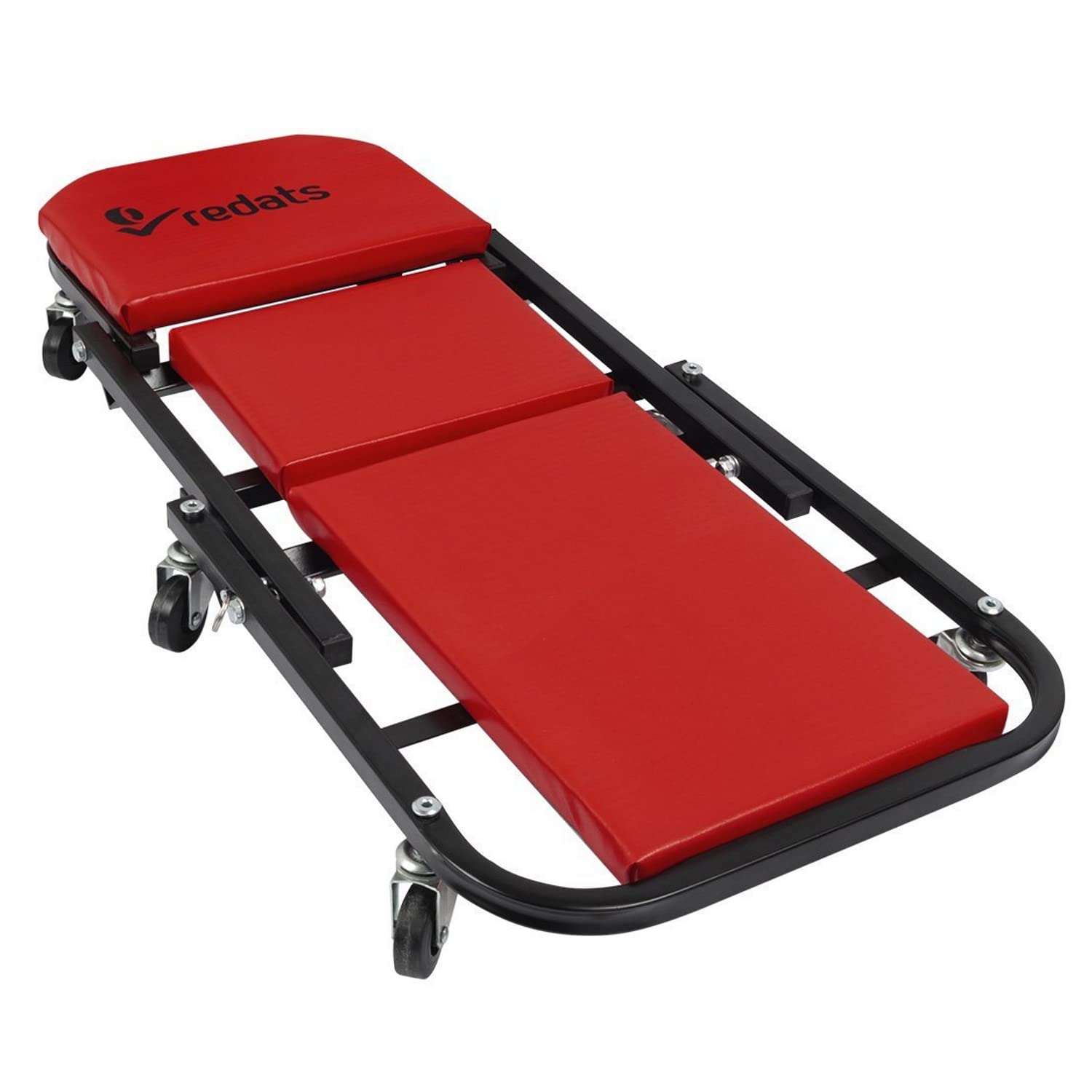 SIO Camilla Taburete Mecánico Taller 2 en 1 con Ruedas – Carro Creeper Convertible para Mecánico – Banco Rodante para Reparación de Coches – Asiento y Camilla Taller Automoción Profesional