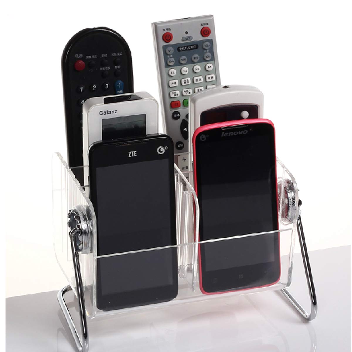 Trasparente Desktop Holder Telecomando Contiene Fino a 6 telecomandi