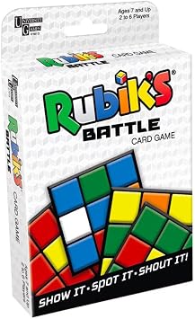 University Games Rubiks Battle Card Game Tuck Box