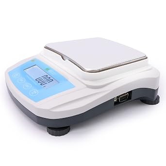 U.S. Solid Electronic Precision Balance 0.01g, RS232 Port, AC100V-240V/4xDC1.5V Batteries 1200g