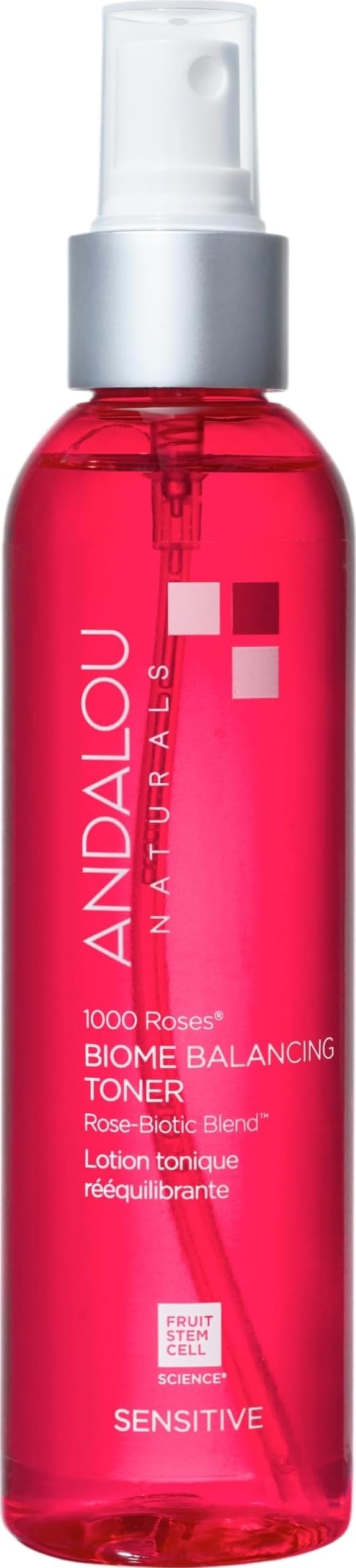 1000 Roses Biome Balancing Toner Spray (6 fl oz) | Gentle Face Mist with Rose Stem Cells to Help Protect & Strengthen Skin Barrier, Refreshing & Soothing on Sensitive Skin
