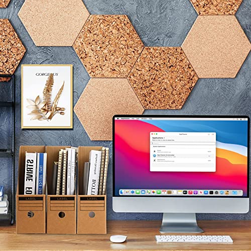 Leimonri Magazine File Holder - Set Of 10 Cardboard Magazine File Boxes Document Organizer(3.5 X 11 X 10.5 Inch) #TOP1