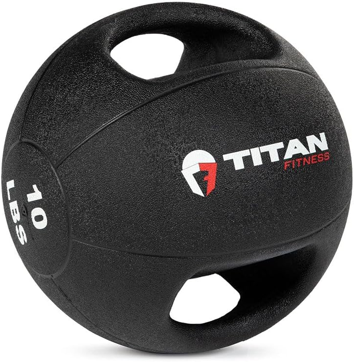 Titan Fitness Dual Grip Medicine Ball