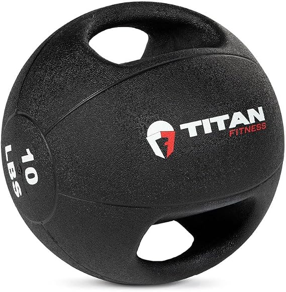Titan Fitness Dual Grip Medicine Ball