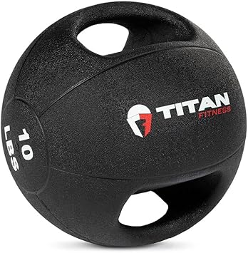 Titan Fitness Dual Grip Medicine Ball