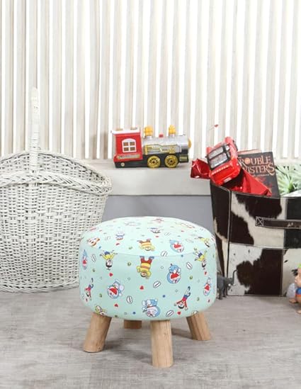 ShadowKart Ottoman Kids pouffe Stool for Small Baby Chair Study Stool for Kids Playing Products for Little Baby Dining Chair stools for Feeding Kids Cartoon Bedroom Chair,14x14x11 Inch, Single Stool