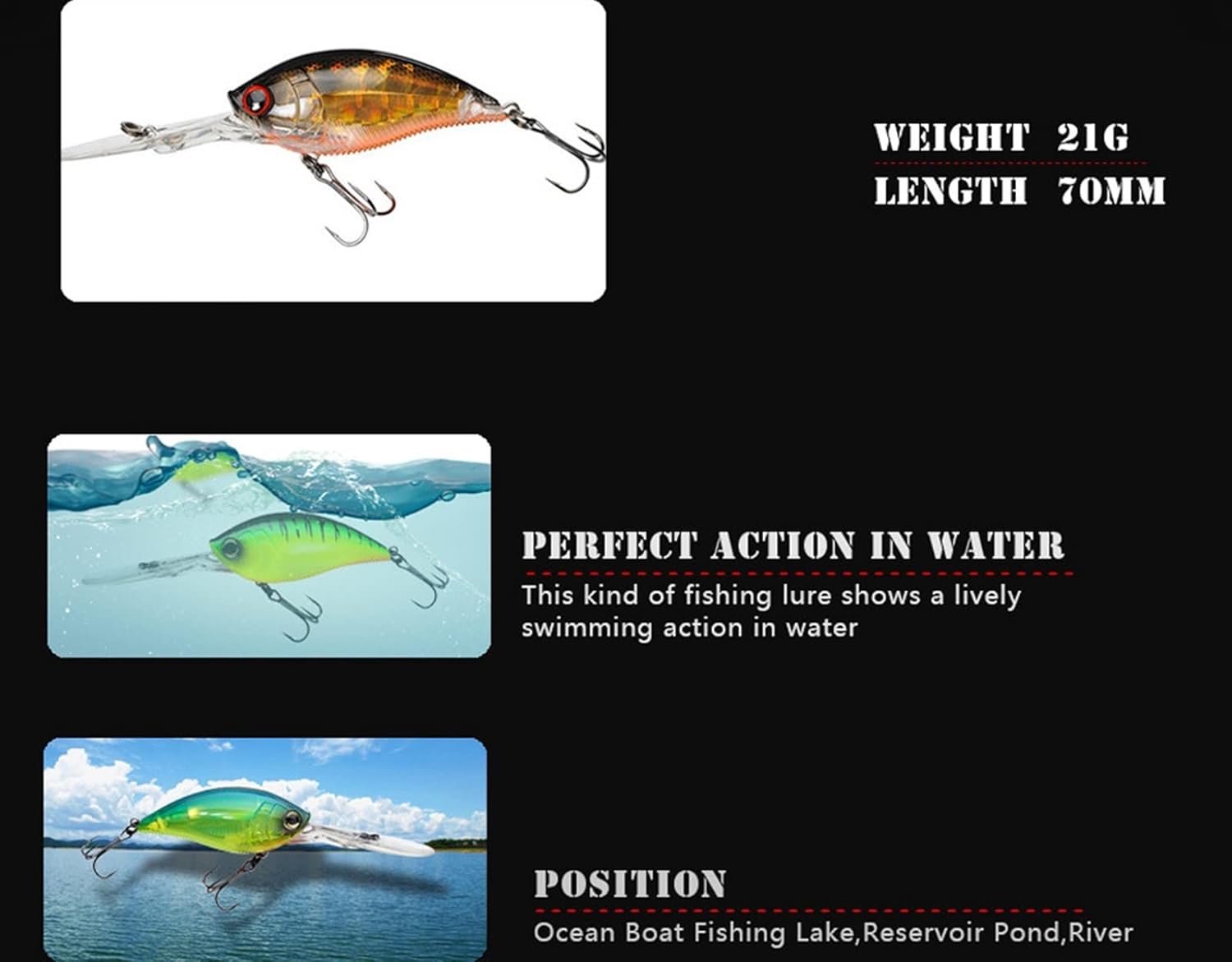 10Pcs 11.5cm 22g Crankbait Fishing Lure Minnow Artificial Hard Bait Floating Wobblers Swimbaits Bass Pesca Carp Fishing Pike Tackle Lifelike Fishing Gifts for Men