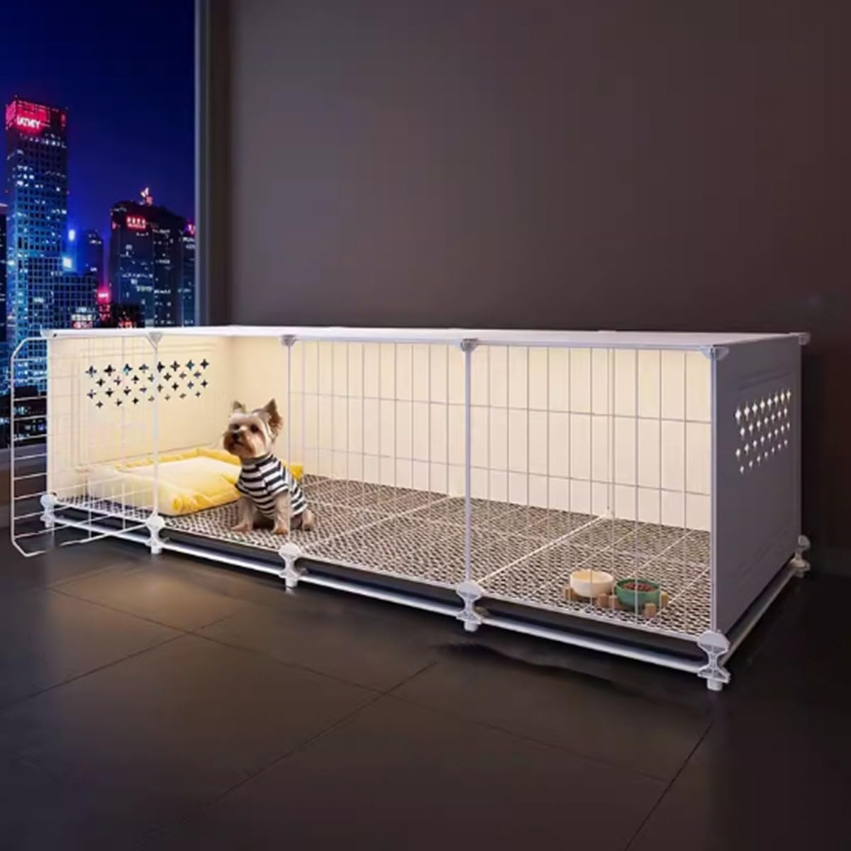 Amazon.co.jp: 犬ケージ 大型犬用ゲージ ペットハウス引き出 トレイ