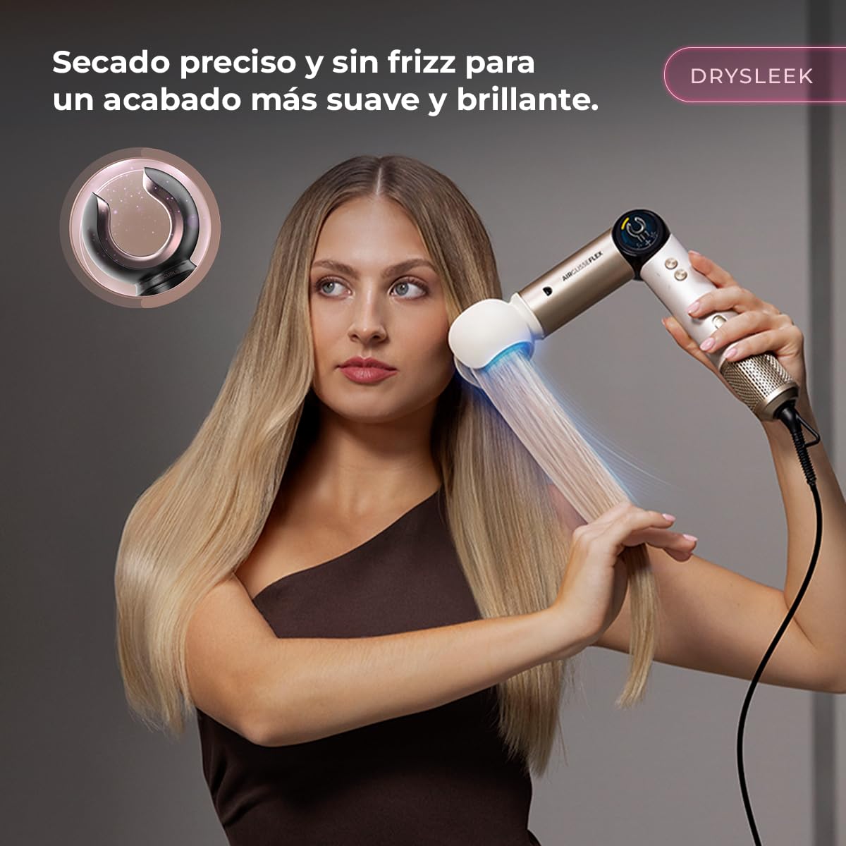 Cecotec AirGlisse 14in1 Flex Cepillo de Aire Moldeador Multifunción 1400W 110000RPM Motor Brushless