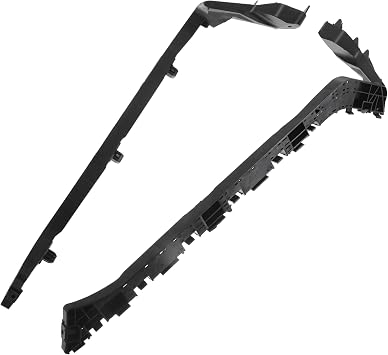Bumper Support Bracket for Honda Civic Durable No.71593TR0A02/71598TR0A02 | Left and Right Side Rear Bumper Retainer Bracket Hold Mount Black, 1 Pair
