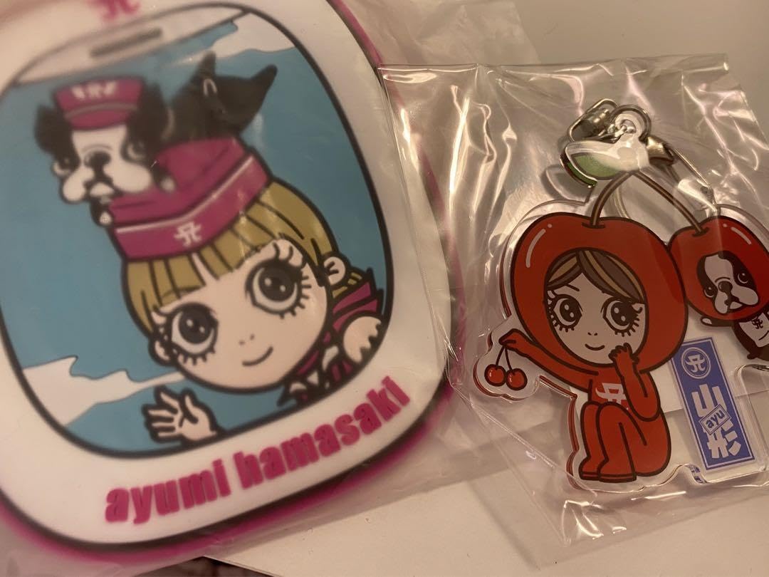 【ラスト】山形県　さくらんぼ　浜崎あゆみ　ayupan アクリルキーホルダー 浜崎あゆみ 会場限定 ご当地ayupan 山形 さくらんぼ アクリル