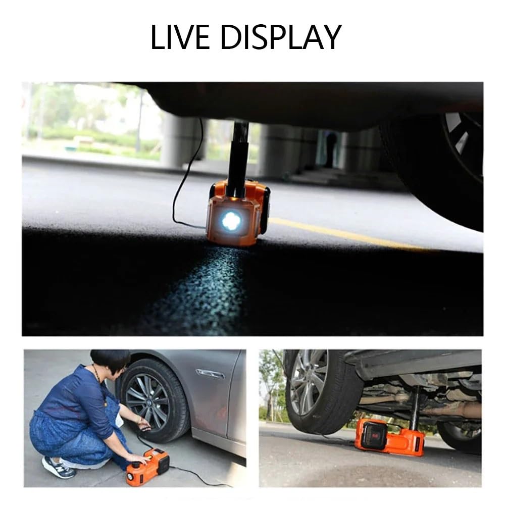 sollevatore auto Kit martinetto idraulico elettrico per auto Martinetti di sollevamento automatico da 5 tonnellate con smontaggio della ruota della pompa sollevatore