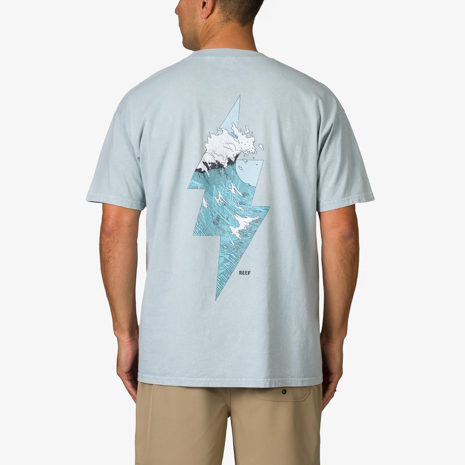 Reef Mens Reef Thunderstorm Short Sleeve Tee - Image 3