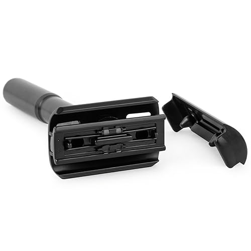 Miniatura 4 de QSHAVE Juego de maquinilla de afeitar de seguridad de doble borde ajustable (azor)