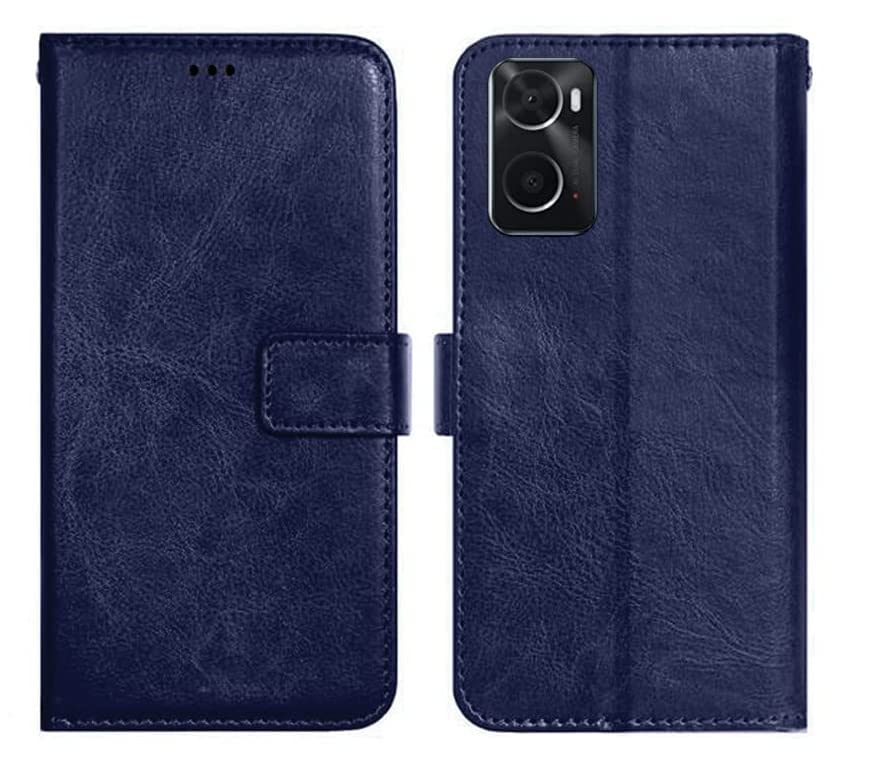 AMERICHOME Inside Rubber TPU with 2 Card Pockets Magnetic Closure Protection Back Cover Compatible with Oppo A76, CPH2375 (Blue) (B0BZ8JXCWJ) Amazon Price History, Amazon Price Tracker