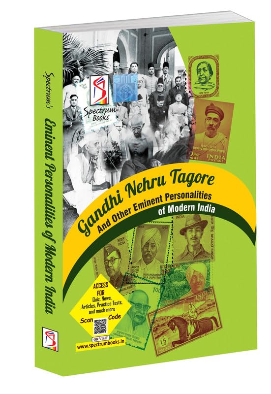 Image of Gandhi, Nehru, Tagore and Other Eminent Personalities of Modern India | UPSC | Civil Services Exam | State Administrative Exams - 2025 / Edition