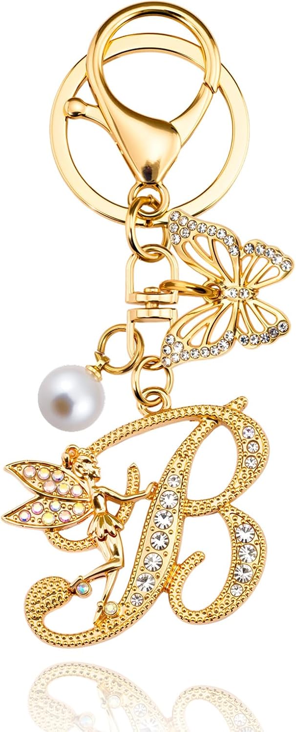 Initial Keychain Bag Charm Women Purse Charms for Handbags