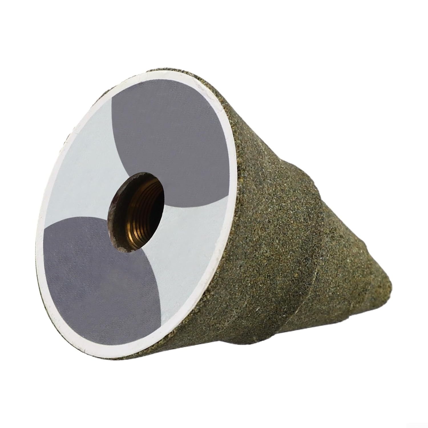 Conical Grinding Wheel Bit Angle Grinder, M10 Thread Chamfering & Beveling Bit Glass, Ceramic Tile, – 50/100/200# Abrasive (Black, 50 x 40 mm)(100 Grit)