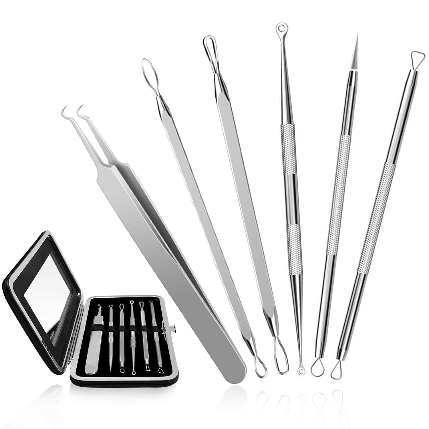 Rofessional Surgical Blackhead Remover Tools, Blemish and Splinter Acne Pimple Removal Kit