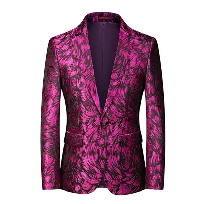 Men's Suit Wedding Party Dress Jacket Slim Fit Blazers 7
