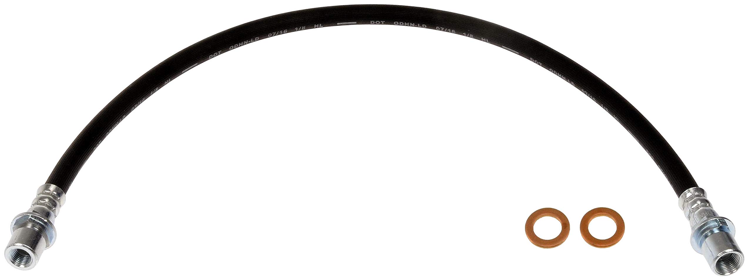 Brake Hose - Brake Hydraulic Hose - Brake Line - This automotive brake hydraulic hose was precision-engineered to match the fit, function and performance of the original brake hose on specific vehicles and positions to ensure safe, long-lasting durability as part of a complete brake repair. - Chevrolet 2019-15, GMC 2019-15 - Dorman H622322 Brake Hydraulic Hose Compatible with Select Chevrolet/GMC Models