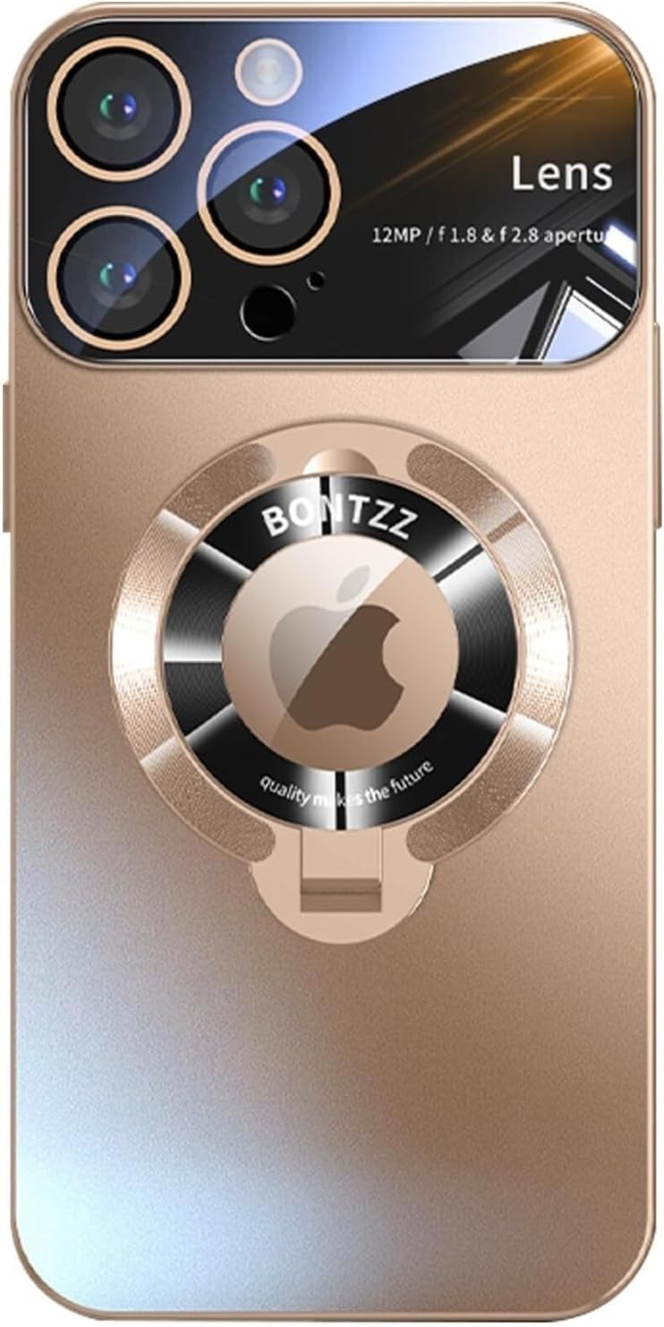 Case for iPhone 16/16 Plus/16 Pro/16 Pro Max, Military-Grade Drop Protection & Full Camera Lens Guard [Compatible with MagSafe] Matte Frosted Slim Shockproof Cover(Desert,16 Pro)