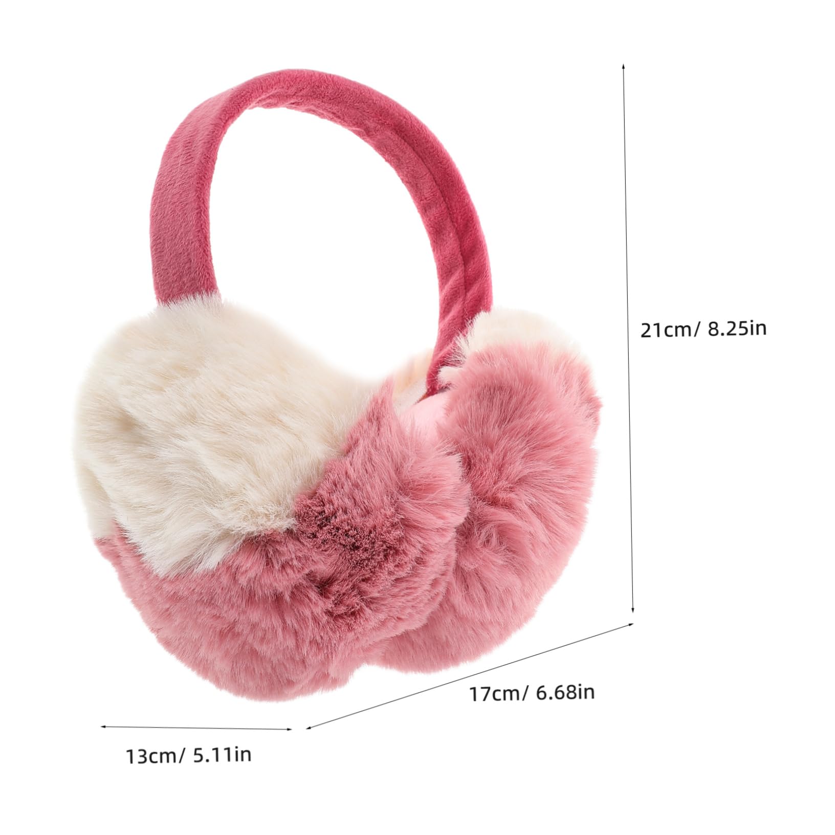 Ipetboom Beanie Hats for Women Ski Sport Headband Faux Fur Earmuff for Cold Protection