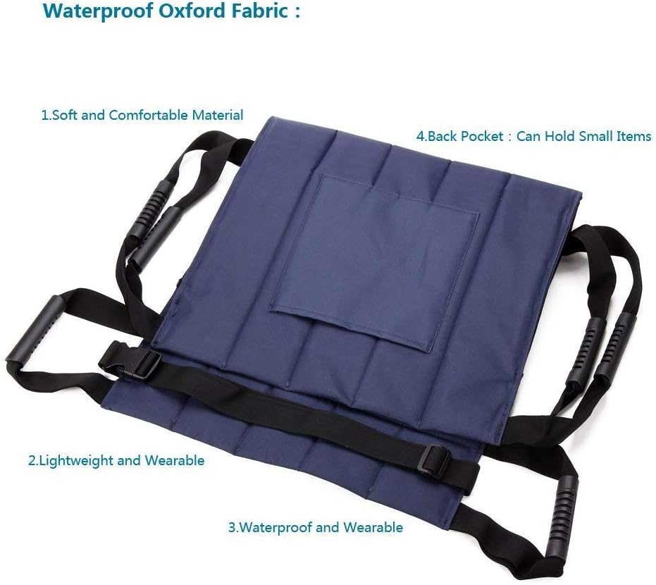 Transfer Board for Wheelchair, Medical Lifting Sling & Patient Care Mobility Aids, Safe Sliding Belt & Nursing Toileting Cushions for Convenient Patient Transfers