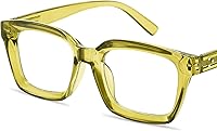 Vista 11 de IBOANN Gafas de luz azul de gran tamaño para mujer, gafas de moda funky con aspecto preppy, reducen la fatiga de la pantalla, gafas de computadora