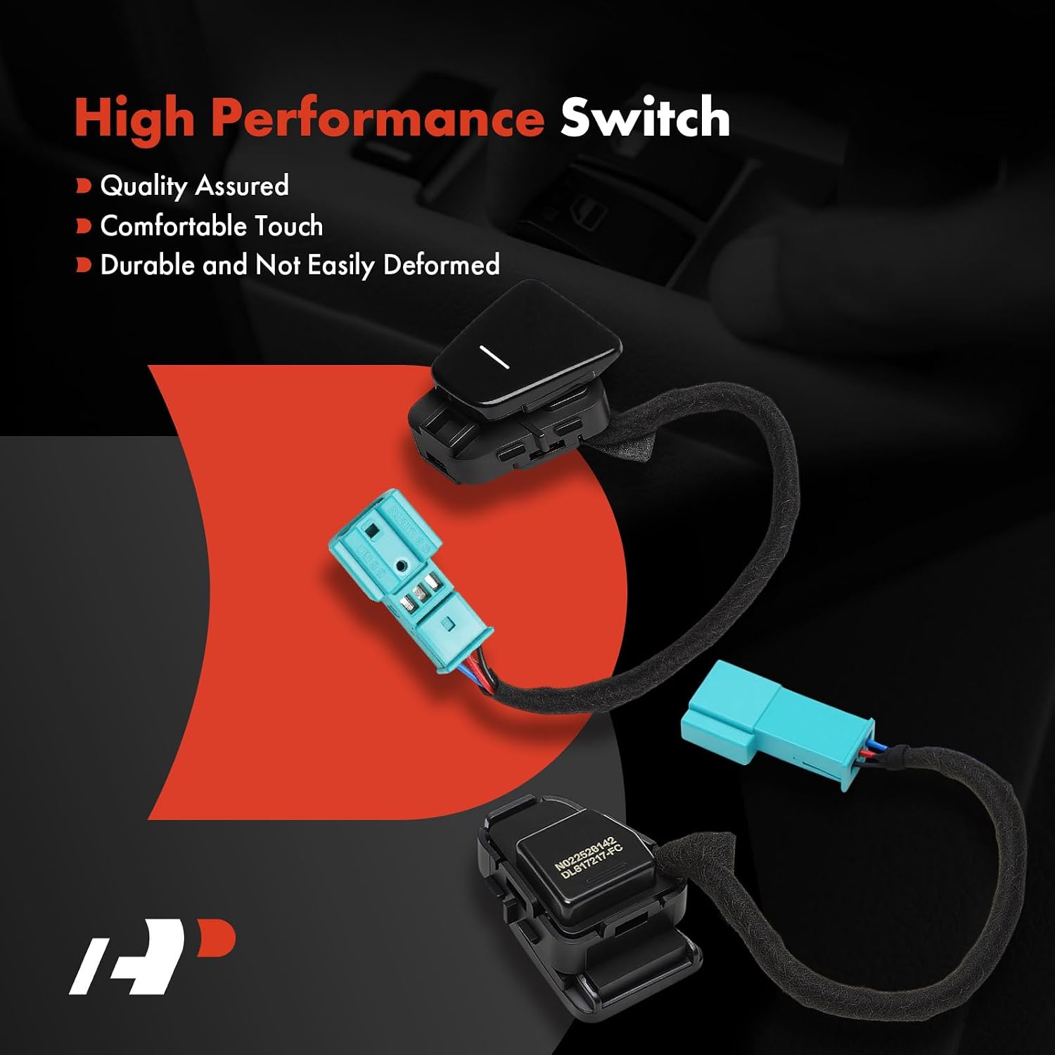 A-Premium Front Left Driver Power Door Lock Switch Compatible with Tesla Model 3 2017-2022, Model Y 2020-2023