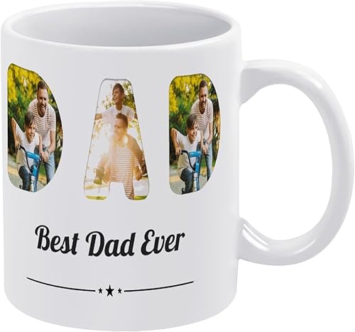 Regalos para papá, esposo, él, de hija, hijo, niños, esposa, taza personalizada, para Navidad, cumpleaños, regalos de aniversario para PaPa,