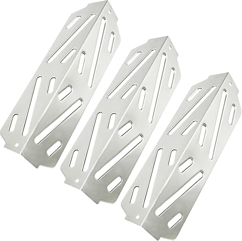HONSIN Piezas de recambio Weber 66040 66685, del deflector de calor del acero inoxidable para Weber Genesis II 300 Series II E-310, II E-315, II
