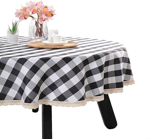 Gingham Checkered Tablecloth