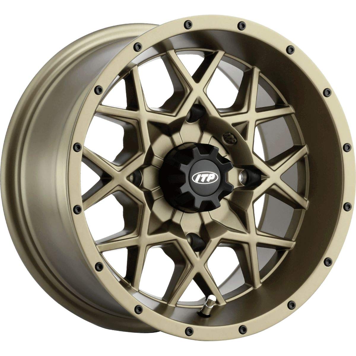 Amazon.com: ITP Hurricane 14x7 ATV/UTV Wheel - Bronze (4/110) 5+2