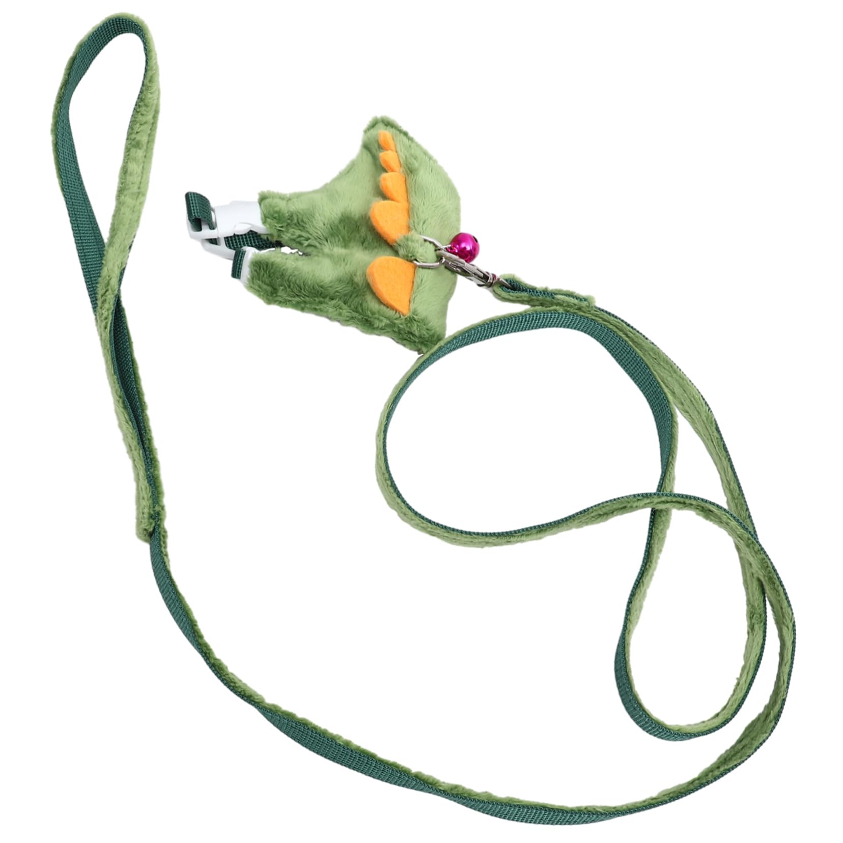 minkissy 5pezzi Pettorina e Guinzaglio Per Furetti Kit Pratico Per Passeggiate Facile Da Indossare e Comodo Per Animali Domestici Con Design Tema Dinosauro