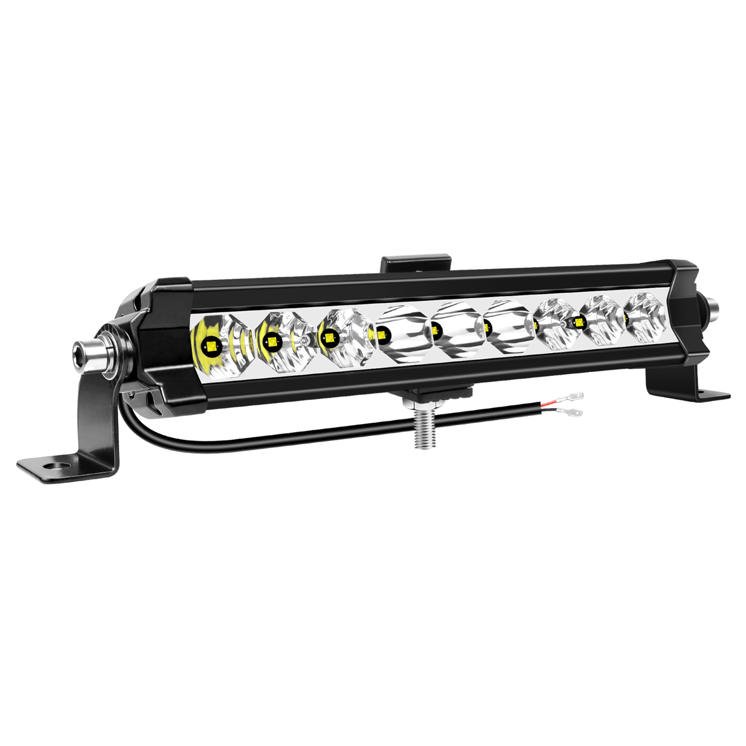 AUXTINGS 28 cm Barra de luz LED, haz puntual y de inundación 3000 lm IP67