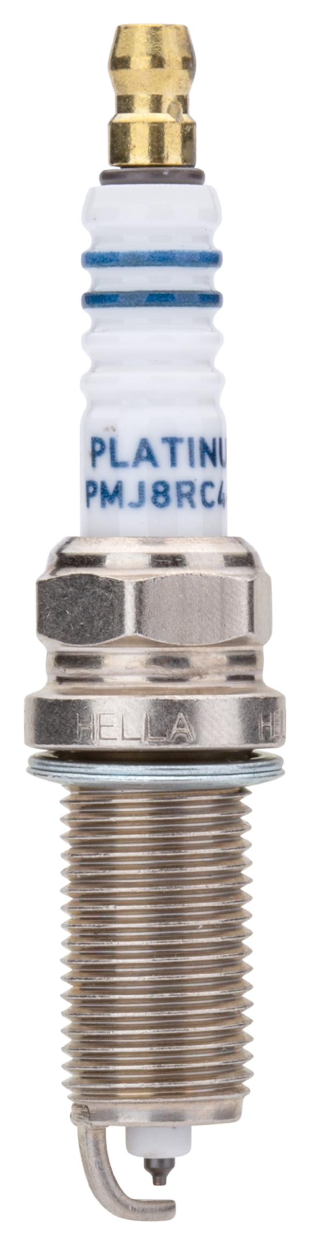 HELLA 8EH 188 705-081 Bujía de encendido - Platinum PMJ8RC4-10 - Ancho llave: 16 - Long. rosca: 26.5mm - Dist. electr.: 1.0mm (Paquete de 4)