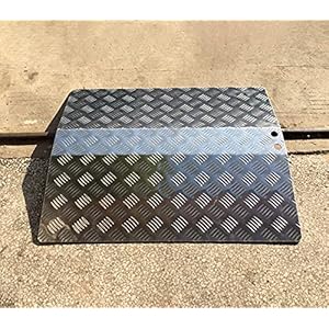 Brugdrempelhellingen voor deuropeningen, Overgangshelling voor rolstoelen Aluminium overbruggende oprit met…