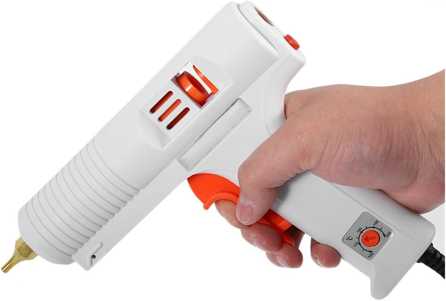 Hot Glue Gun High Power 120W Hot Melt Glue Gun Industrial Mini Guns Electric Glue Gun Degrees Adjustable Temperature Glue Gun for DIY Arts, Crafts and Quick Repairs