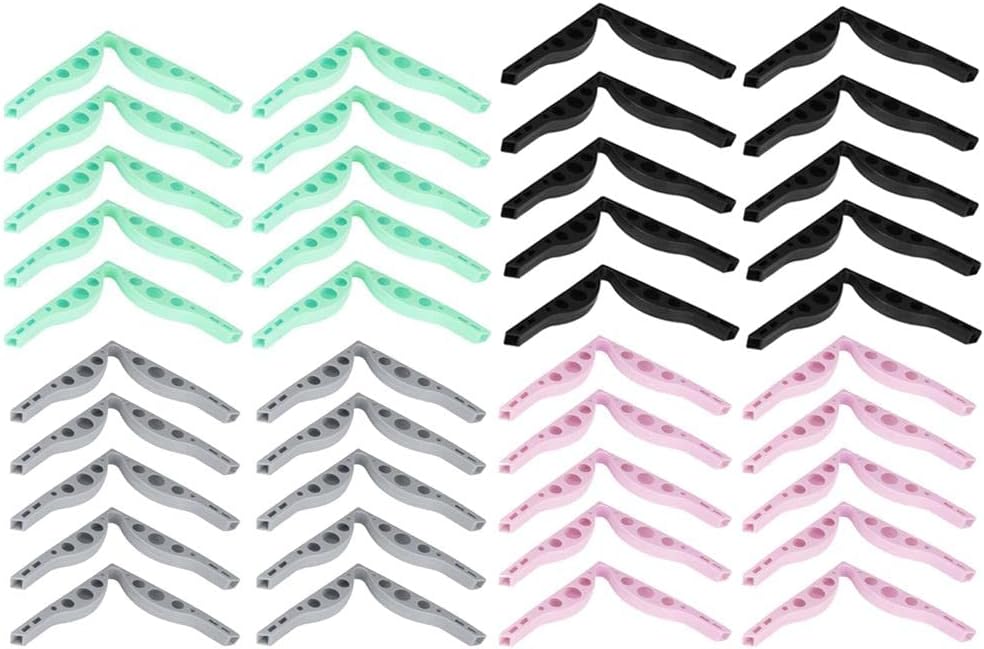 40 PCS -Fog Nose Bridge Pads Clips | Silicone Nose Foam Bridge or | DIY Crafting Accessory for Face Mouth Cover and Glasses -Fogging