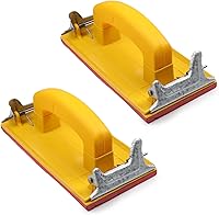 Vista 7 de Utoolmart Lijadora de mano con mango, soporte para papel de lija para madera, paneles de yeso, pulido de metal, 1 unidad