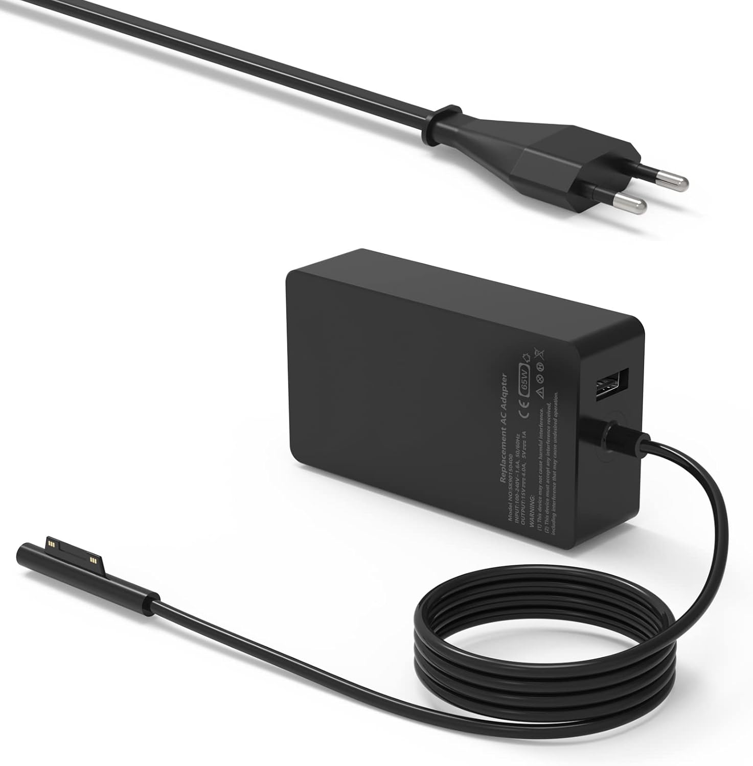 Surface Pro Chargeur 80W 15V 4A 20W PD Alimentation Pour Microsoft